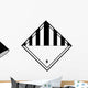 Chemical Sign Hazardous Transport Wall Decal