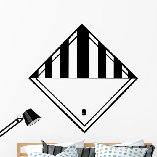 Chemical Sign Hazardous Transport Wall Decal