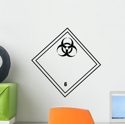 Chemical Sign Nuclear Diamond Wall Decal