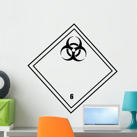 Chemical Sign Nuclear Diamond Wall Decal