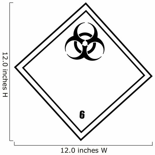 Chemical Sign Nuclear Diamond Wall Decal