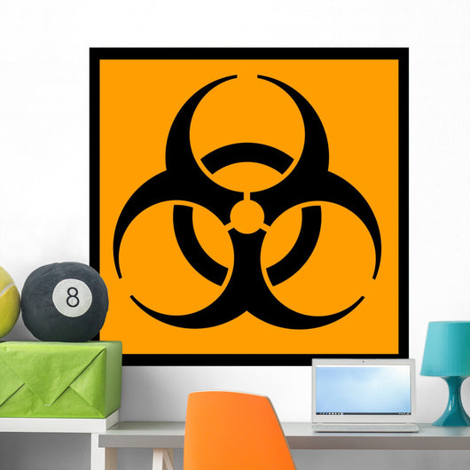 Chemical Signs Radio Active Wall Decal