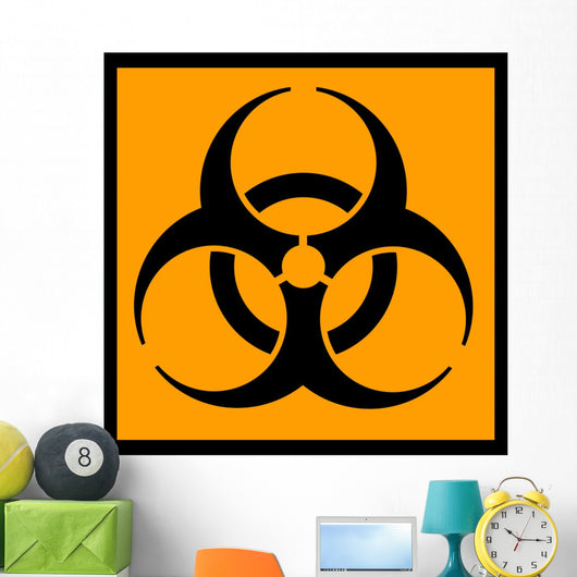 Chemical Signs Radio Active Wall Decal