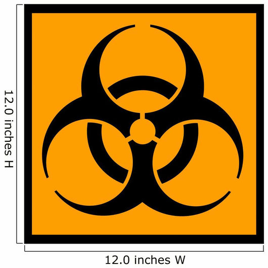 Chemical Signs Radio Active Wall Decal