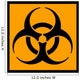 Chemical Signs Radio Active Wall Decal