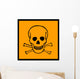 Chemical Signs Poison Skull Wall Decal