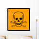 Chemical Signs Poison Skull Wall Decal
