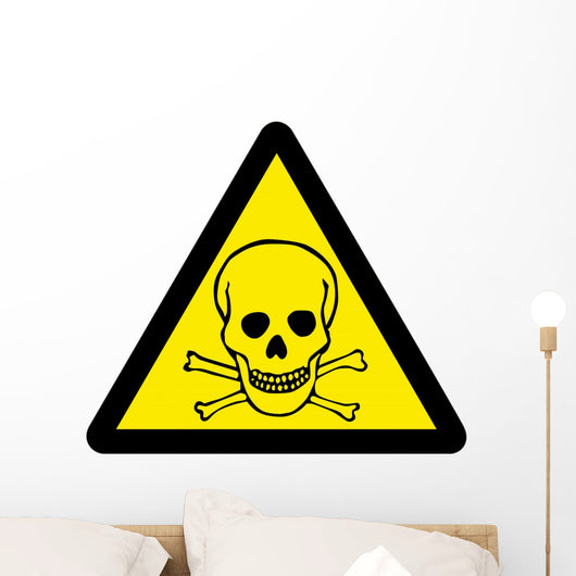Chemical Sign Poison Wall Decal