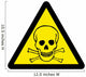 Chemical Sign Poison Wall Decal