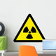 Chemical Sign Radiation Triangle Wall Decal