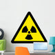 Chemical Sign Radiation Triangle Wall Decal