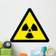 Chemical Sign Radiation Triangle Wall Decal