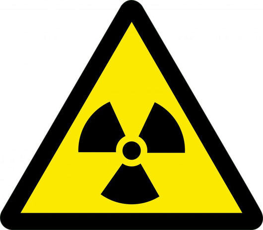 Chemical Sign Radiation Triangle Wall Decal