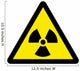 Chemical Sign Radiation Triangle Wall Decal