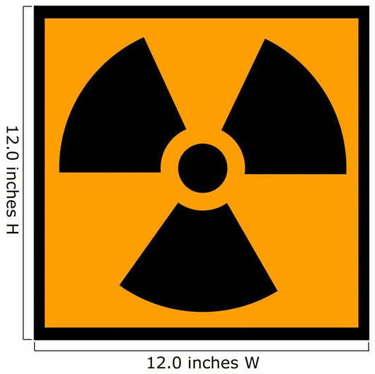 Chemical Signs Radioactive Wall Decal