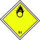 Chemical Sign Self-igniting Flammable Wall Decal
