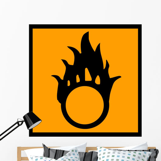 Chemical Signs Self Ignition Wall Decal