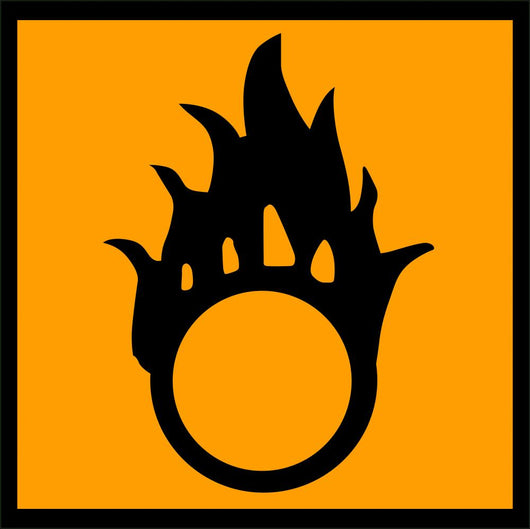 Chemical Signs Self Ignition Wall Decal - WallMonkeys.com – Wallmonkeys