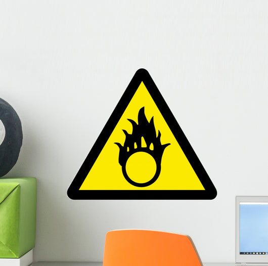 Chemical Signs Self-igniting Wall Decal