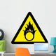 Chemical Signs Self-igniting Wall Decal