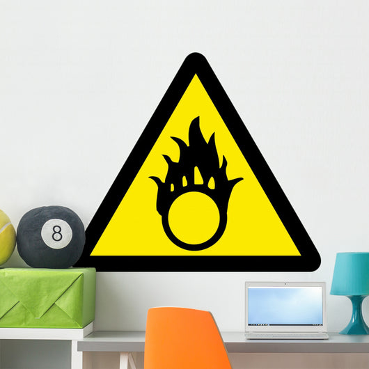 Chemical Signs Self-igniting Wall Decal