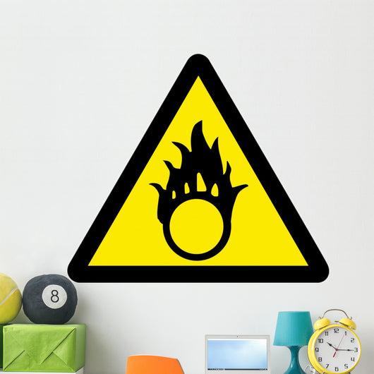 Chemical Signs Self-igniting Wall Decal