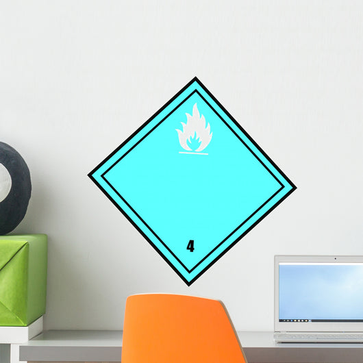 Chemical Signs Spontaneous Combustion Wall Decal