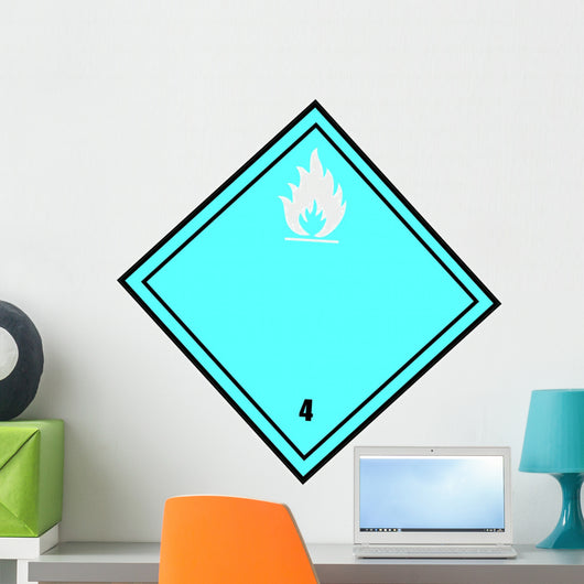 Chemical Signs Spontaneous Combustion Wall Decal