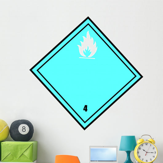 Chemical Signs Spontaneous Combustion Wall Decal