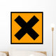 Chemical Sign X Wall Decal