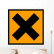 Chemical Sign X Wall Decal