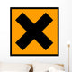 Chemical Sign X Wall Decal