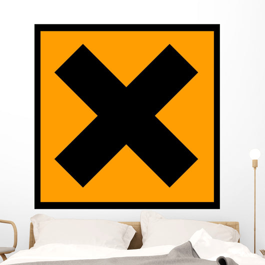 Chemical Sign X Wall Decal