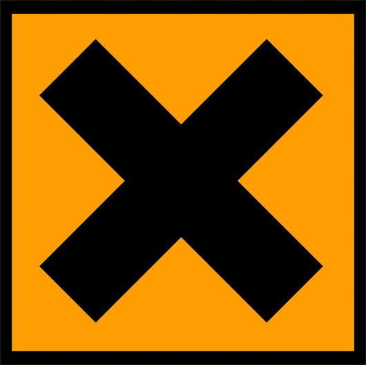 Chemical Sign X Wall Decal