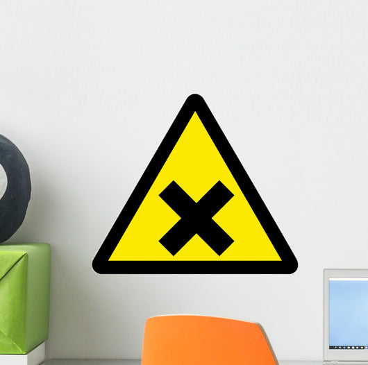 Chemical Sign Dangerous Transportation Wall Decal