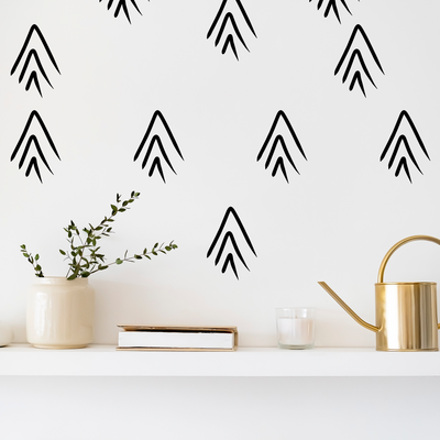 Chevron Sketch Wallpaper Sticker Set