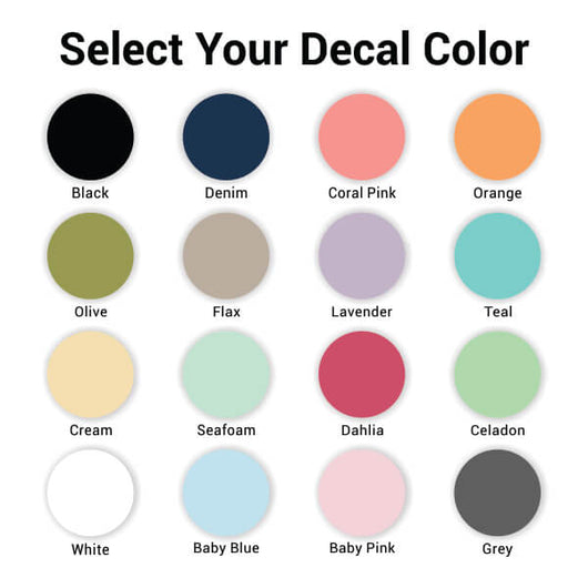 Custom Vinyl Nursery Wall Decal