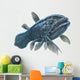 Coelacanth Swimming Wall Decal