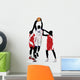 College Game Basketball Silhouette Wall Decal