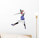 Dunking College Basketball Wall Decal