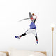 Dunking College Basketball Wall Decal