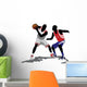 Faking Basketball Players Wall Decal