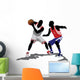 Faking Basketball Players Wall Decal