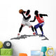 Faking Basketball Players Wall Decal