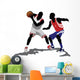 Faking Basketball Players Wall Decal