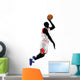 Jump Dunk College Basketball Wall Decal