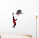 Player Dunking Basketball Wall Decal
