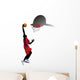 Player Dunking Basketball Wall Decal