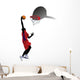 Player Dunking Basketball Wall Decal
