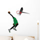 Airtime Dunk College Basketball Wall Decal